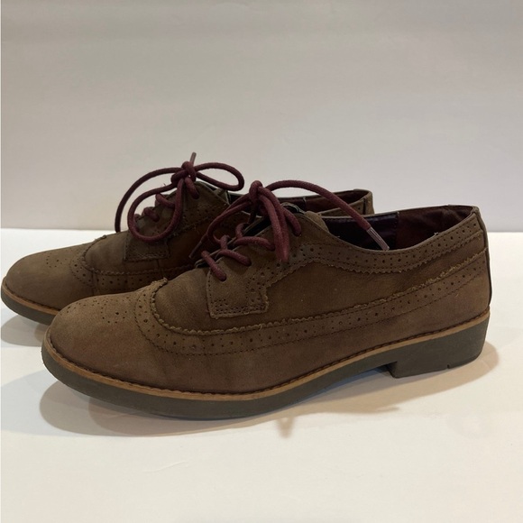 Ralph Lauren Flat Suede Lace/Ups 8 - Picture 2 of 6